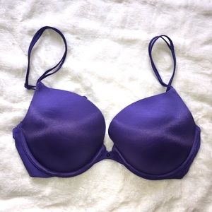 VS 34D Very Sexy Push-Up Purple Underwire Bra